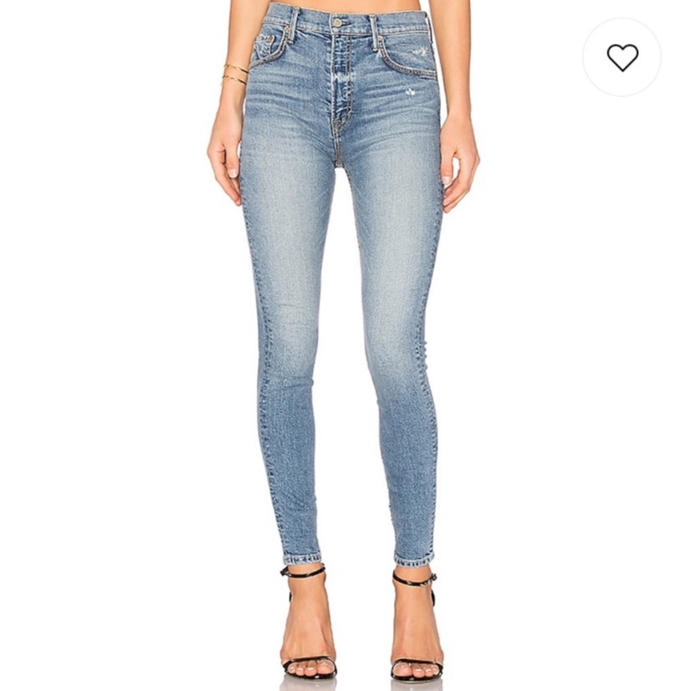 GRLFRND Kendall Heart of Glass High Rise Jeans 28